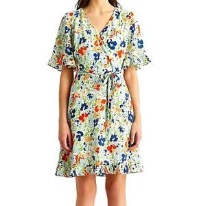 Lauren Ralph Lauren Floral Crepe Dress sz 2 small NWT